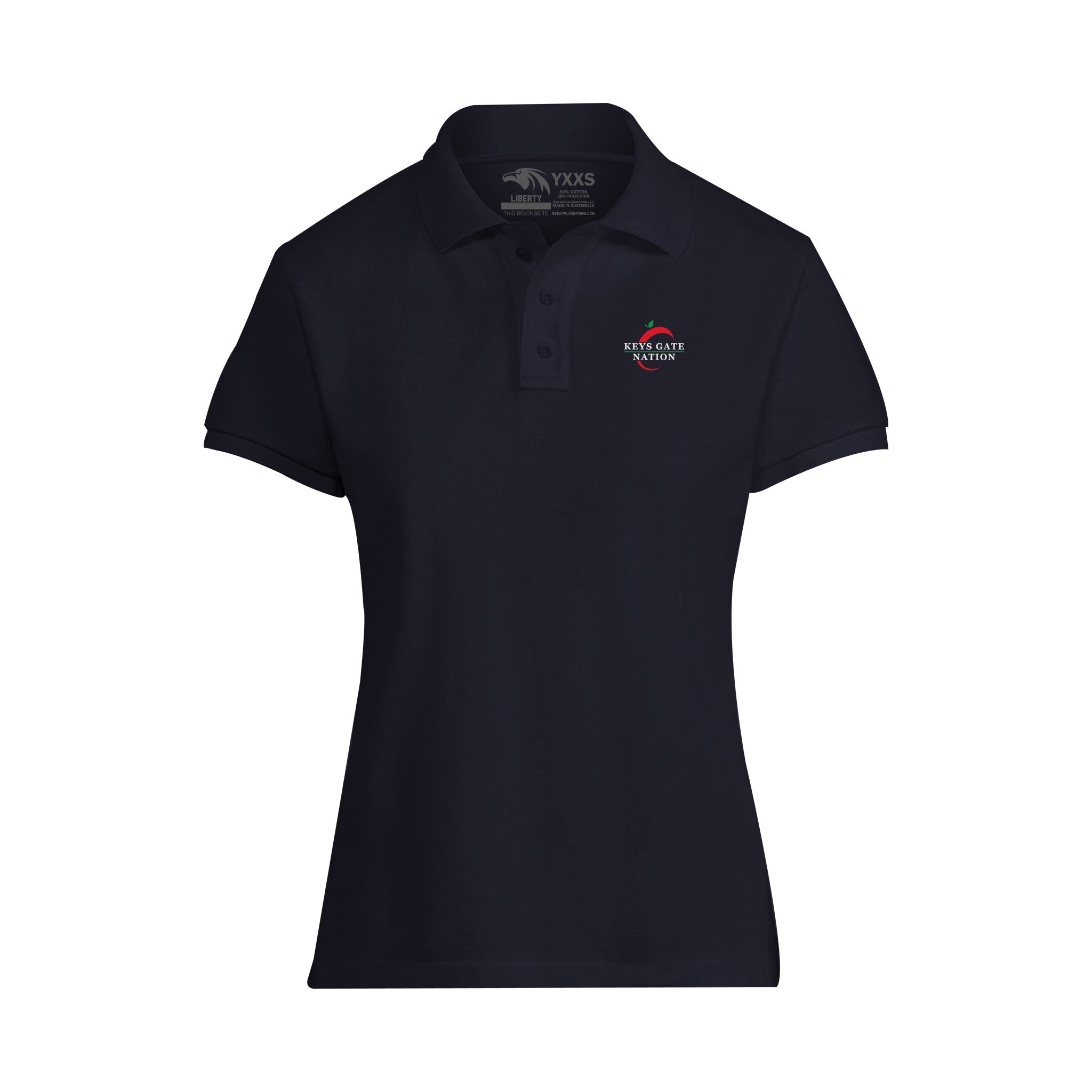 Keys Gate Nation (9-12) - Navy Blue Liberty Polo Shirt