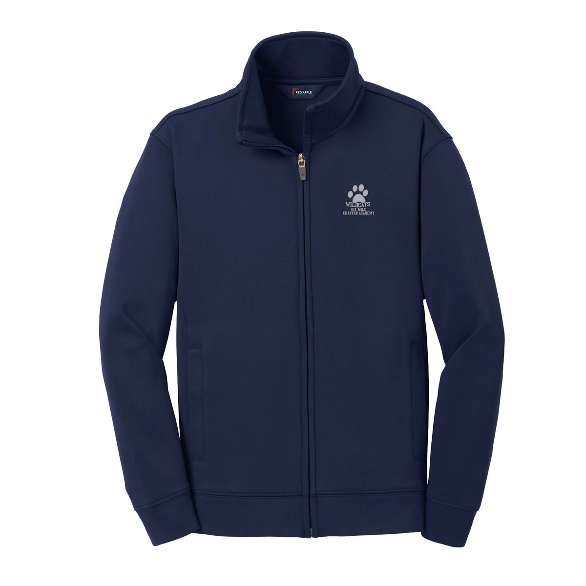 Six Mile Charter Academy Unisex 2 Pocket Fleece Jacket