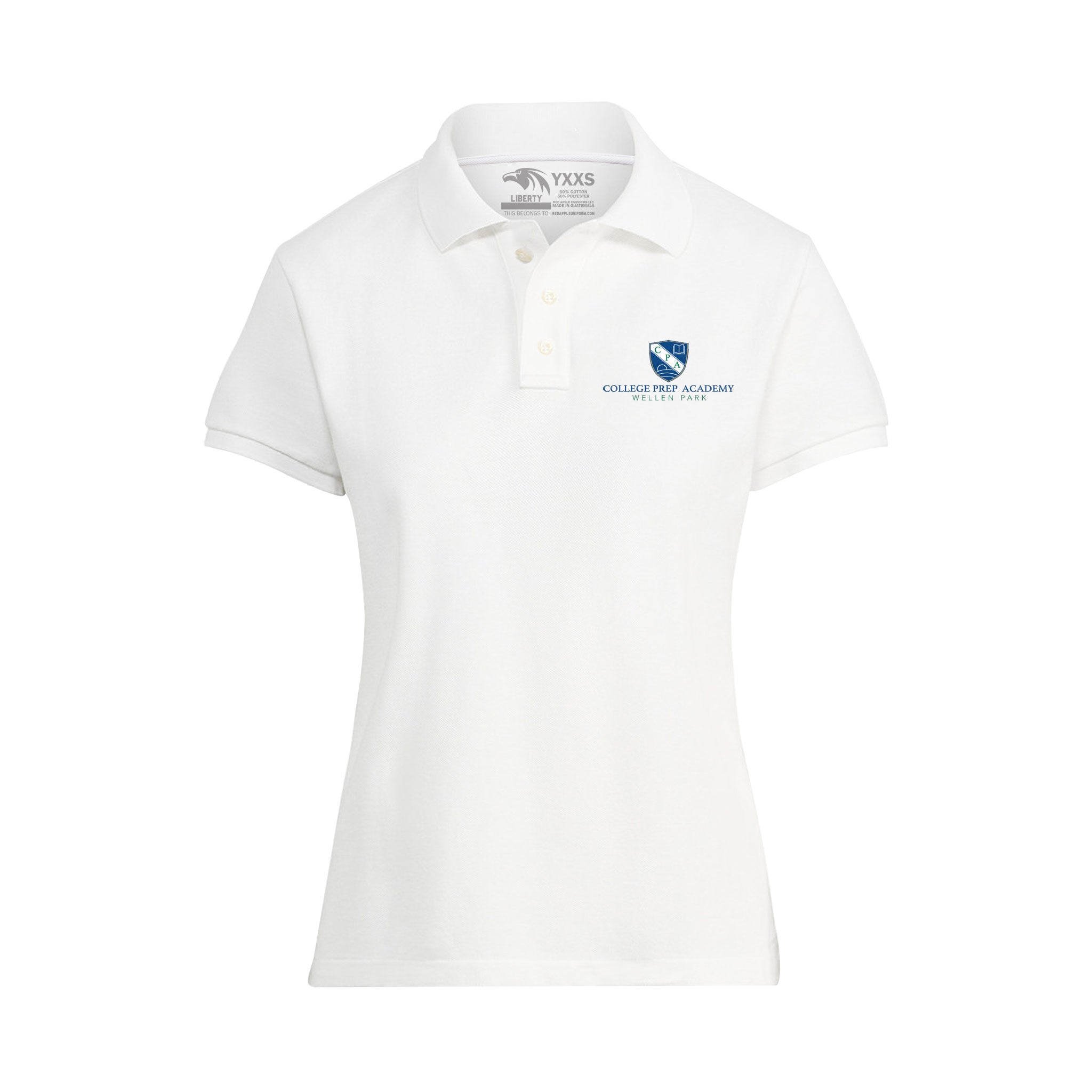 Royal Palm Elementary Short Sleeve Pique Polo - Academia Couture