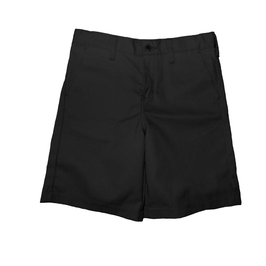 1776 ADJUST Girl's Black Flat Front Shorts w/ Adjustable Waist