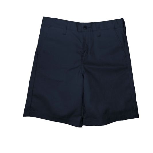 1776 Shorts azul marino con parte delantera plana para niñas y mujeres