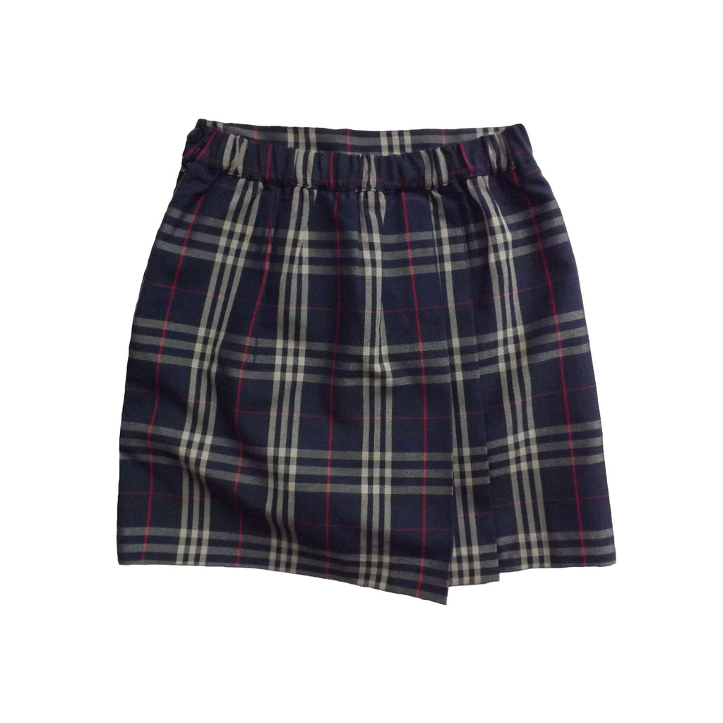 1776 Women's Junior Plaid 2-Kick Pleated skort w/ two front side pleat ...